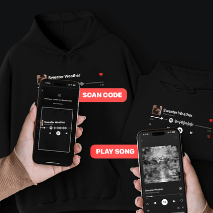 Personalized Music Code Hoodie