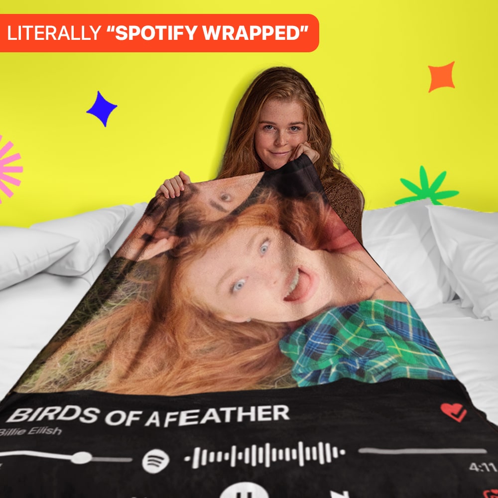 Personalized Music Code Blanket