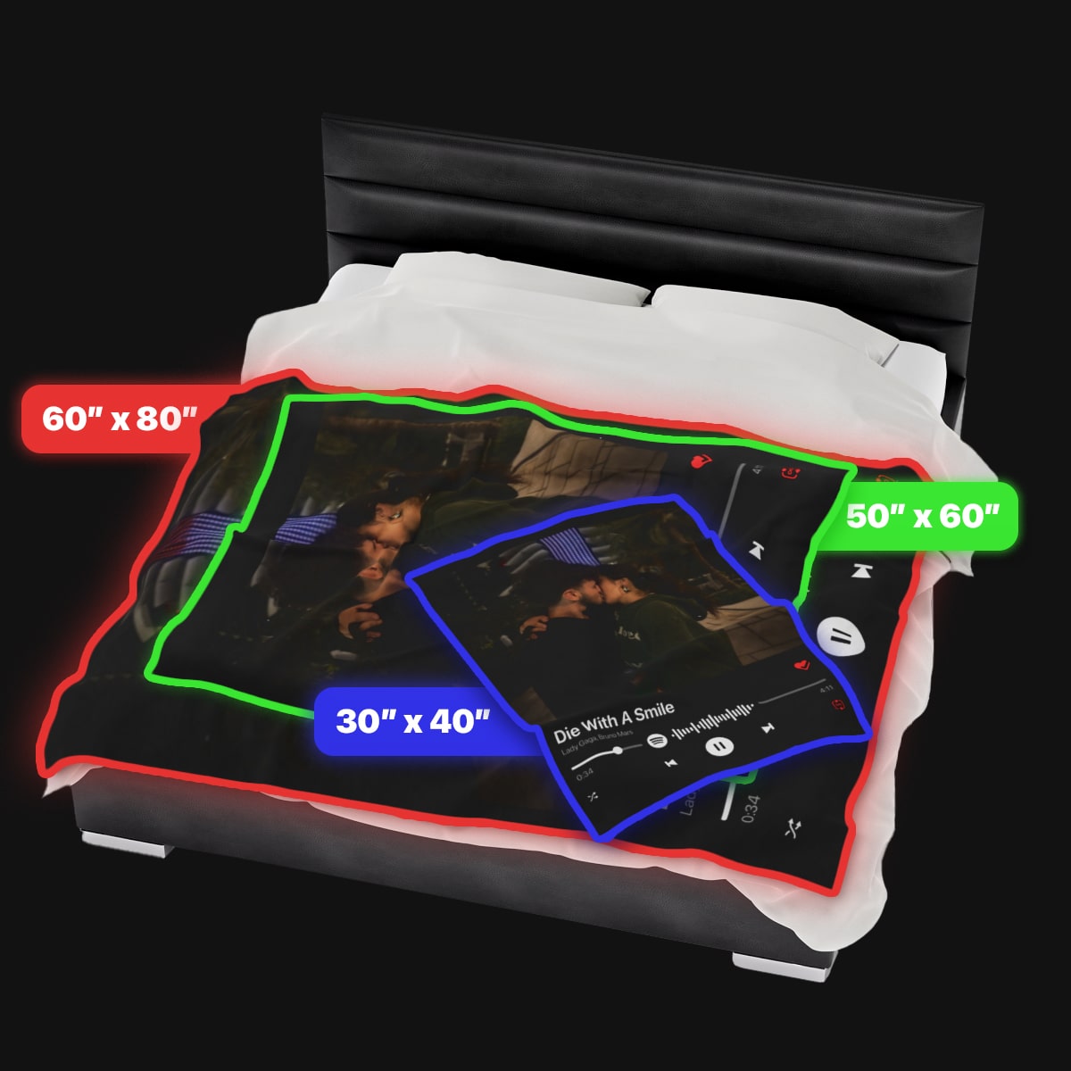 Personalized Music Code Blanket