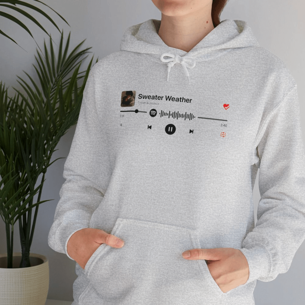 Personalized Music Code Hoodie